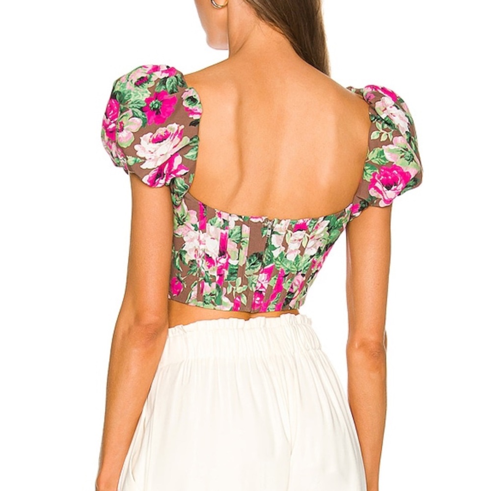 Nwot Lpa Claudette Top In Simone Print Size S - image 2